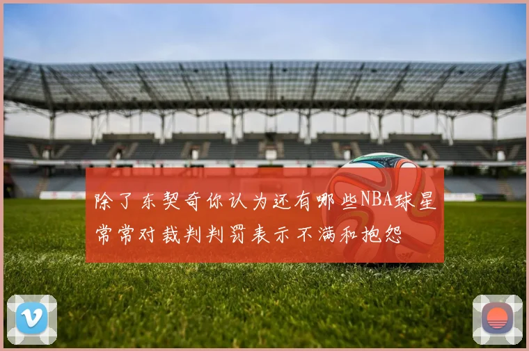 除了东契奇你认为还有哪些NBA球星常常对裁判判罚表示不满和抱怨