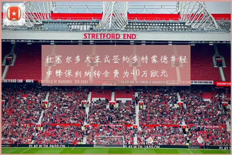 杜塞尔多夫正式签约多特蒙德年轻中锋保利纳转会费为40万欧元