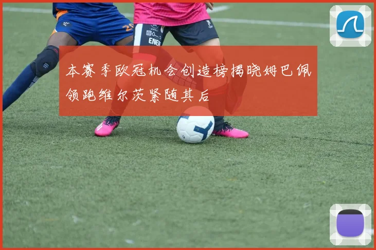 本赛季欧冠机会创造榜揭晓姆巴佩领跑维尔茨紧随其后