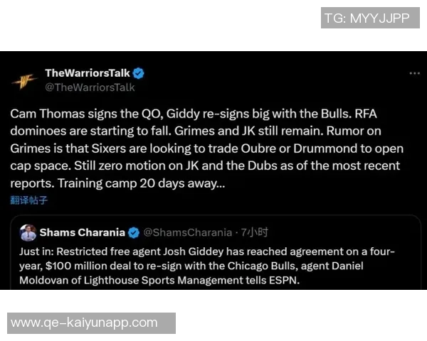 受限制自由球员市场动态格莱姆斯托马斯资质报价库明加签下两年新合同 受限制自由球员市场动态格莱姆斯托马斯资质报价库明加签下两年新合同